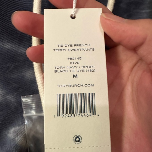 Tory Sport Blue Tie-Dye Hoodie - Picture 6 of 13